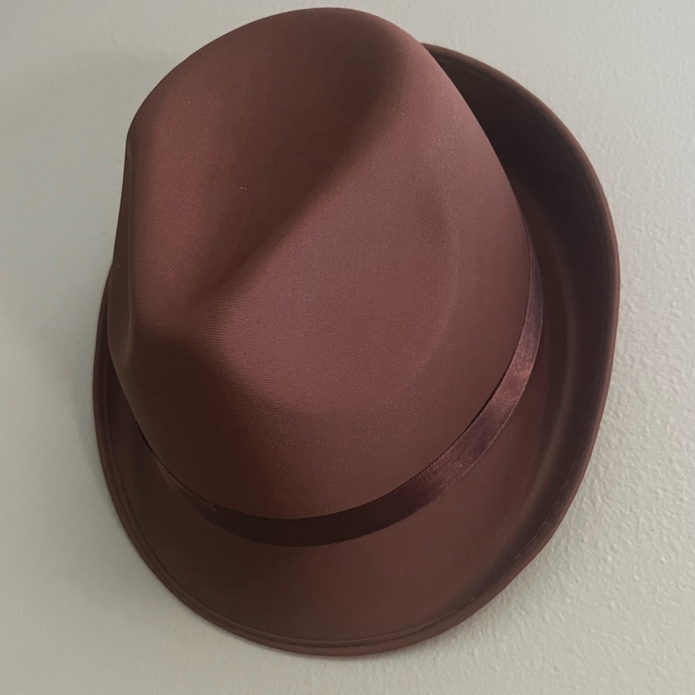 Chic Chocolate Brown Fedora Hat